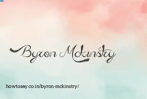 Byron Mckinstry