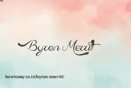 Byron Merritt