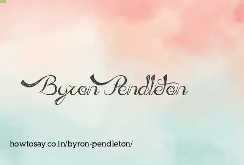 Byron Pendleton