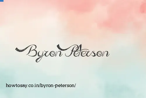 Byron Peterson