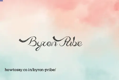 Byron Pribe