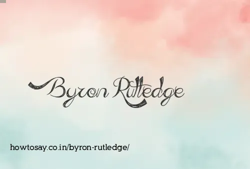 Byron Rutledge