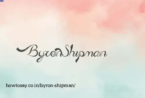 Byron Shipman