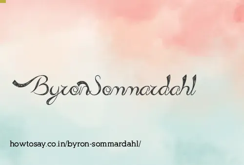 Byron Sommardahl