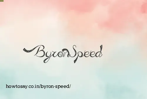Byron Speed