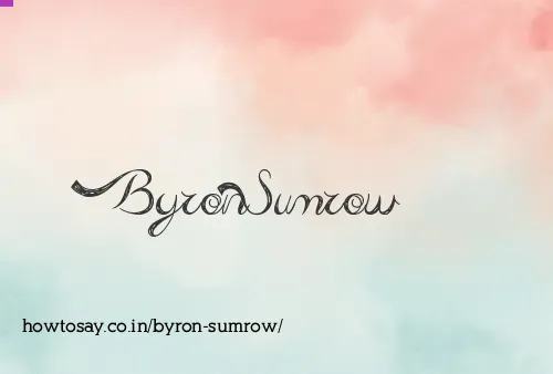 Byron Sumrow