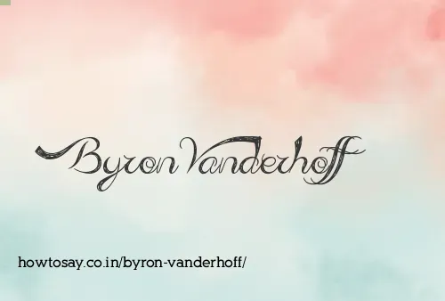 Byron Vanderhoff