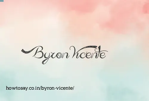 Byron Vicente