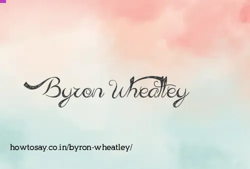 Byron Wheatley