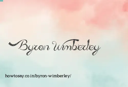 Byron Wimberley