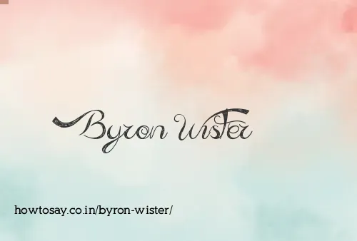 Byron Wister
