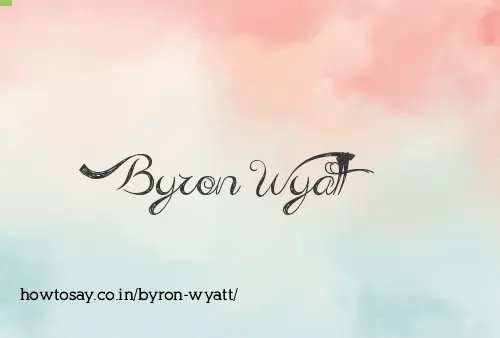 Byron Wyatt