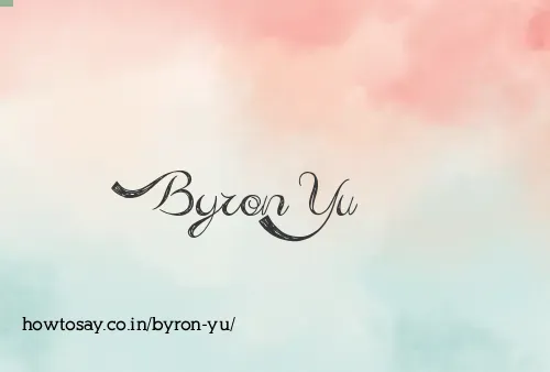 Byron Yu