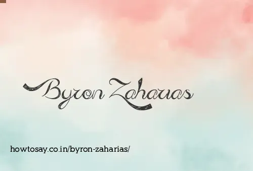Byron Zaharias