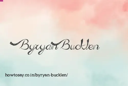 Byryan Bucklen