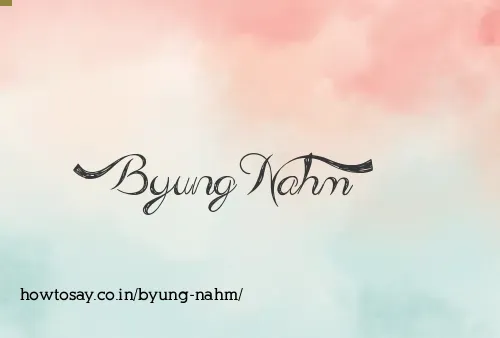 Byung Nahm