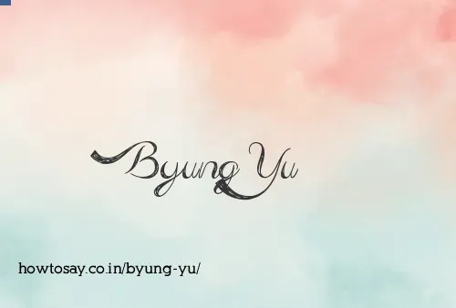 Byung Yu