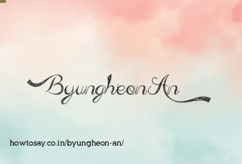 Byungheon An