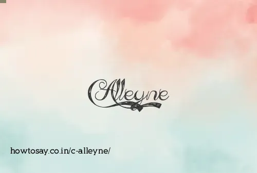 C Alleyne