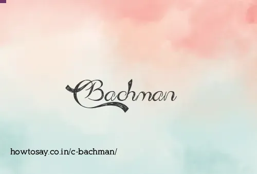 C Bachman