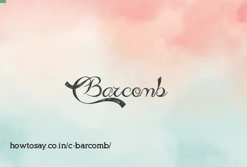 C Barcomb
