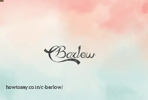 C Barlow