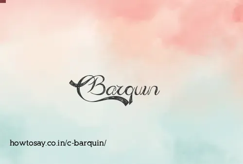 C Barquin