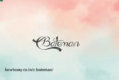 C Bateman