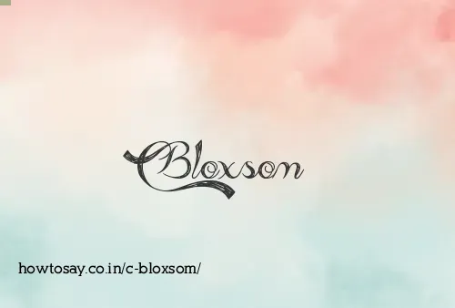 C Bloxsom