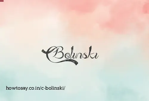 C Bolinski