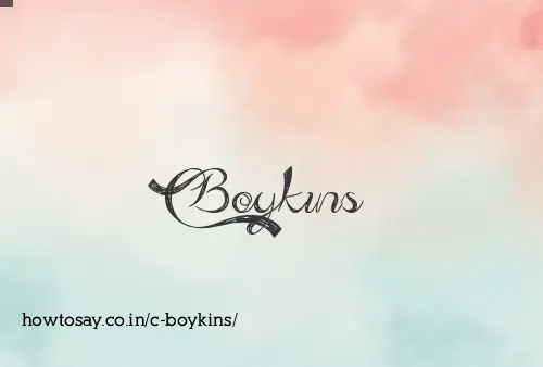 C Boykins