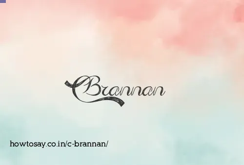 C Brannan