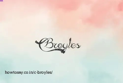 C Broyles