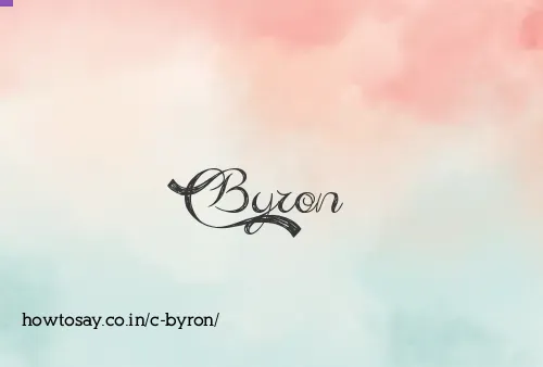 C Byron