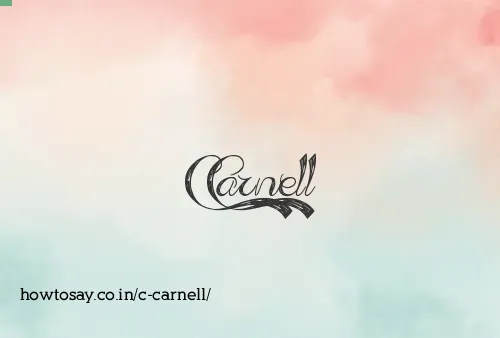 C Carnell
