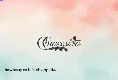 C Chiappetta