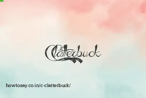 C Clatterbuck