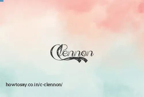 C Clennon