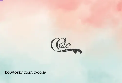 C Cola
