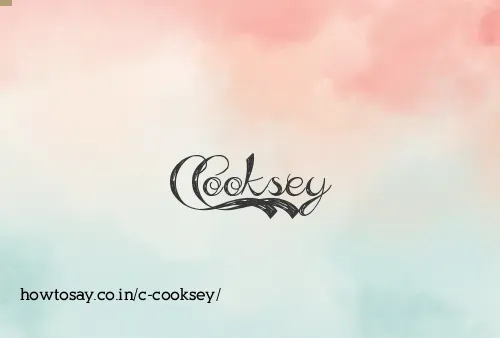 C Cooksey