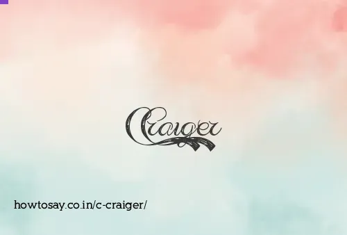 C Craiger