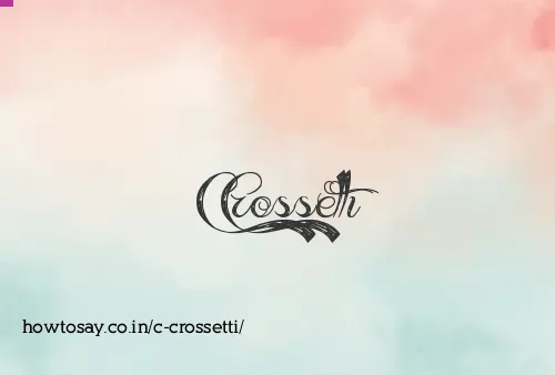 C Crossetti