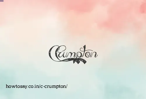 C Crumpton