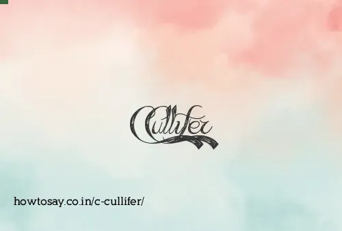 C Cullifer