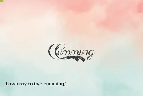 C Cumming
