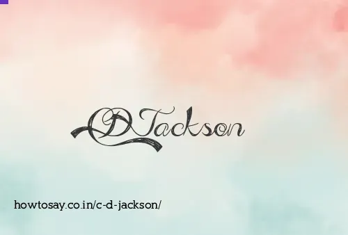 C D Jackson