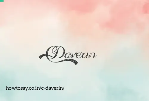 C Daverin