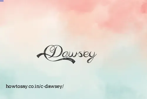 C Dawsey