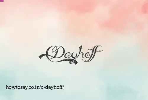 C Dayhoff