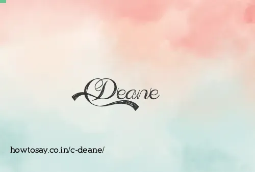 C Deane